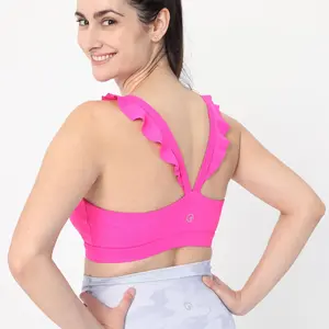 Medium Support Nursing Sports Bra (Dragon Fruit)