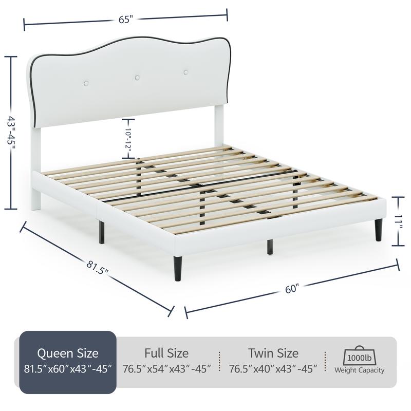 TryLazy Princess Pink Velvet Cloud Bed Frame No MATTRESS Modern Style No Box Spring Needed Zero Noise Easy Assembly Twin Full Queen Sizes