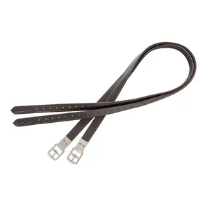 Huntley Equestrian Sedgwick Leather Flat Buckle Stirrup Leathers