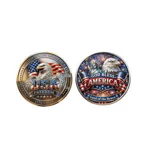 Usa 250th Freedom America Commemorative Coin God Bless United States Of America