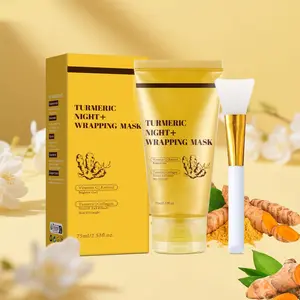 Turmeric Collagen Glow Revival Mask, Moisturizing Face Mask, Treatment Mask, Hydrating Face Sheet for Dull Skin, Daily Brightening Face Mask, Collagen Facial Mask, Rejuvenating Face Mask