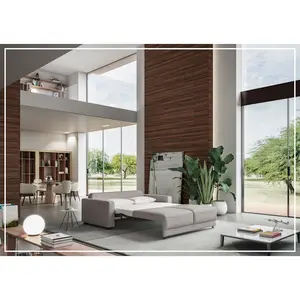 Luonto Belton Fabric Queen Sofa Sleeper With Manual or Power Option