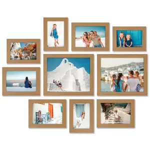 Picture Frame Set of 10 Without Mat - Americanflat