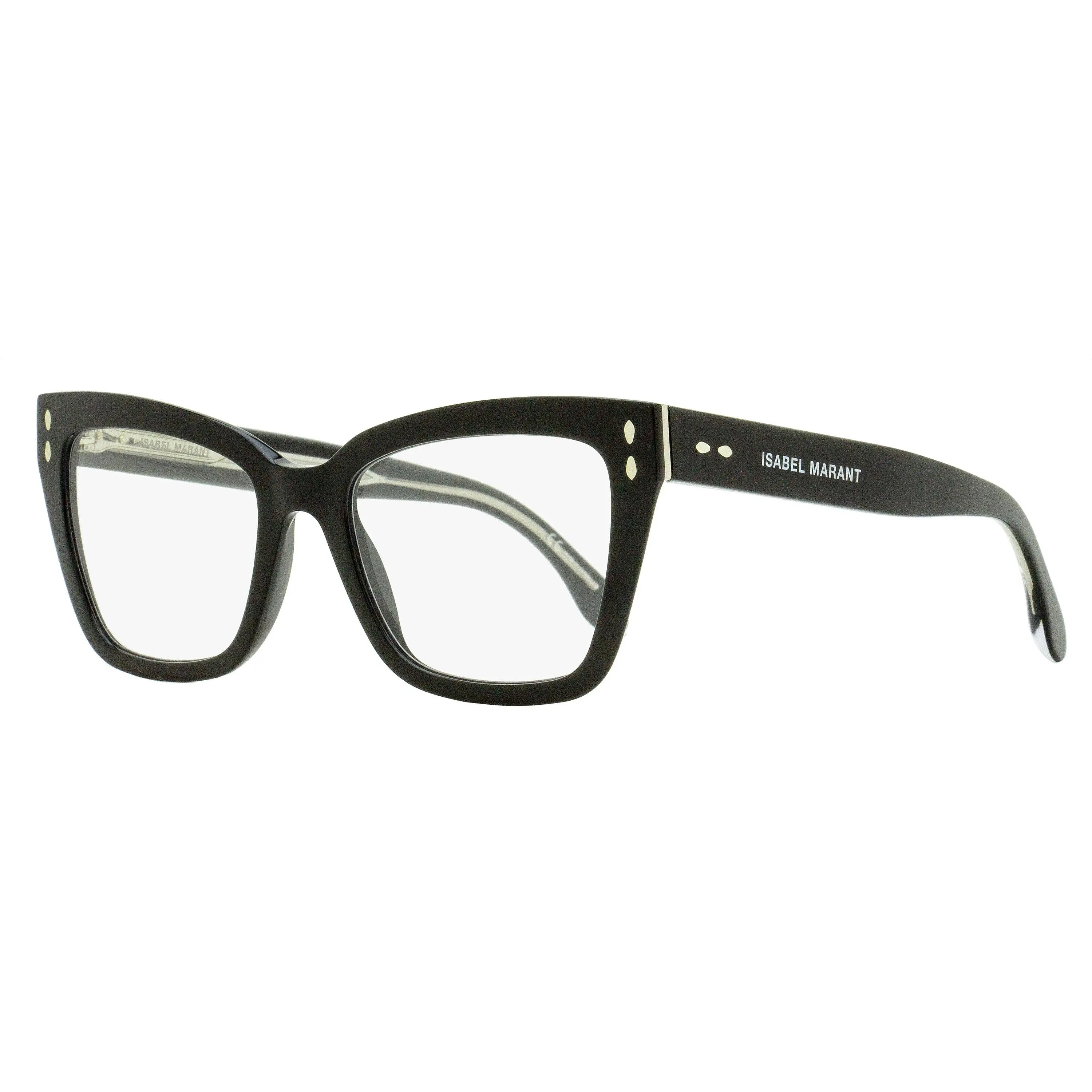 Isabel Marant Cat-Eye Blue Block Eyeglasses IM0090/BB 807 Black 52mm
