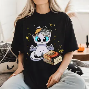 (UPDATED) Retro Fourth Wing Series Shirt, HTTYD Light Fury Tooth.less Dragon Shirt, Onyx Storm, Dragon Rider, Bookish Tee Gift For Book Lover, Fantasy Book Tee