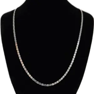 Cadena tipo espejo de PLATA 925 Méx