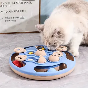1pcs Interactive Pet Intelligence Toy, Anti-Choking Bowl, Slow Feeder Plate, Hidden Food Bowl, Non-Slip Dog Cat Bowl, Iq Training Gift