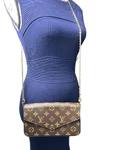 Pre-owned Louis Vuitton Leather Crossbody Bags Monogram Pochette Félicie