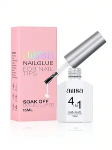 AILLSA Nail Glue,15ml/1Pc Soak Off LED/UV,Long-Lasting And Quick-Drying Gel Nail Polish ,For Nail Art, For Home Salon Nail Art DIY