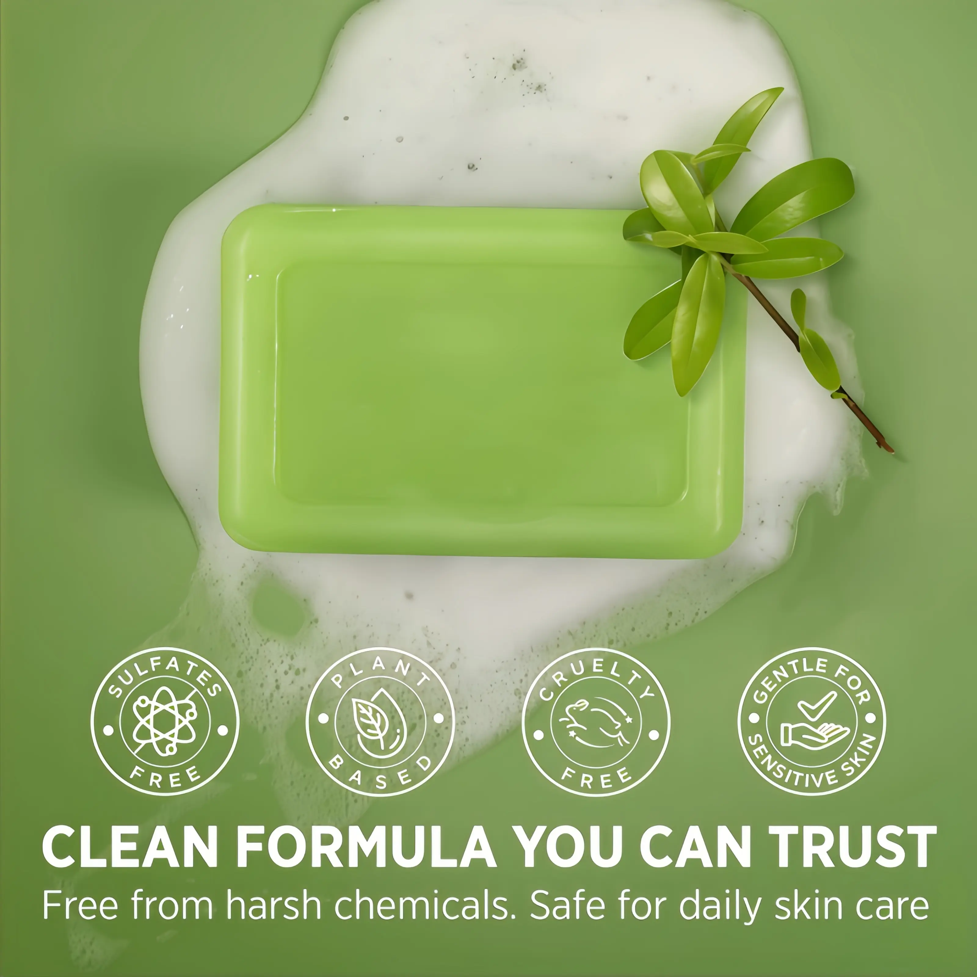 3/2/1 PCS 2026 New Antifungal Antibacterial Tea TreeSoap for Face & Body Body Care Body Wash Cleansing Gentle