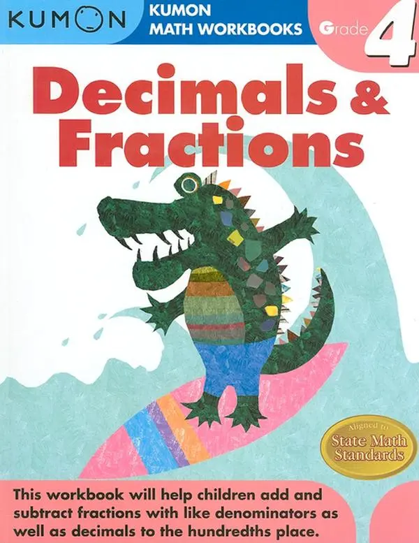 Kumon Grade 4 Decimals & Fractions by Kumon Publishing (Paperback)