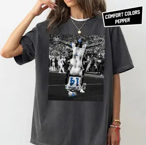 Amon-Ra St. Brown Funny Celebration Comfort Colors Shirt, Football Y2k Rap Tee, Football Vintage T-Shirt, Football Game Day Shirt