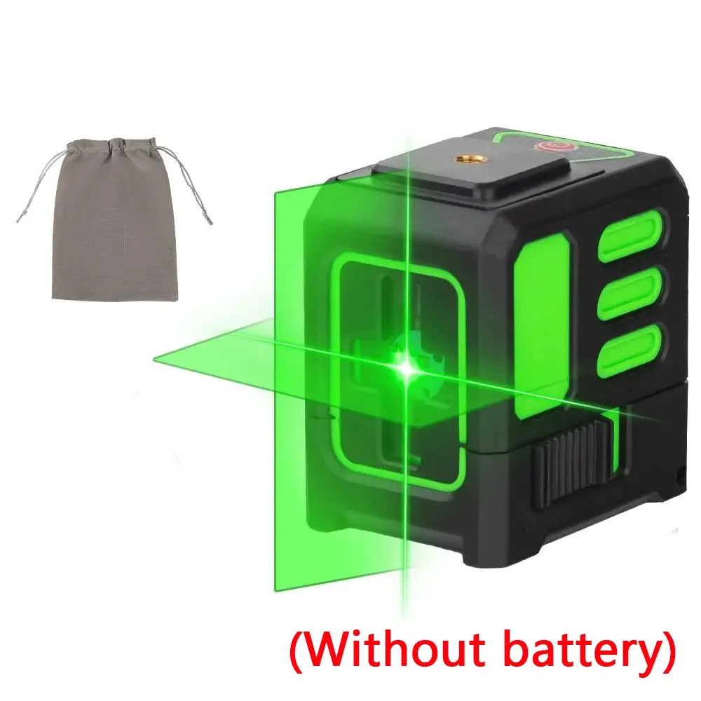 Portable High Precision Laser Level, 2-Line Laser Level, Optical Instrument for Indoor & Outdoor Use, Professional Measuring Tool, Laser Leveler Tool
