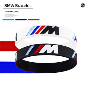 BMW Badge Bracelet M-series Sports Men Women Rubber Hand Chain For BMW G30 G32 G01 G02 G05 G06 G07 G26 G23 G22 F40 F20 G08 G16 G15 G14 G12 G11 F02 F01 F13 F12 F06 F10 F07 F36 G20 F34 F30 G42 F44 F48 F39 G29 F25 F26 F15 F16 G80 G82 F97 F98 F95 F80 F90