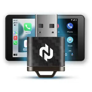 2026 Wireless CarPlay Adapter - Plug & Play, Convert Wired to Wireless CarPlay or Android Auto, Ultra-Compact Design, Fast Auto-Reconnect, Lag-Free Performance, Universal Compatibility