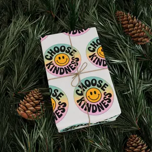 White Choose Kindness Wrapping Papers