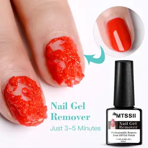 MTSSII Nail Gel Remover Uv Gel Polish Magic Burst Nail Gel, In 3-5 Mins Quickly Removes Soak-Off Nail Glue Remover Gel Polish Varnish Manicure Kit Quickly & Easily Remove Gel Nail Degreaser Nail Art For Manicure Home Salon Nail Products Gifts For Women