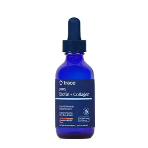 Trace Minerals Ionic Biotin + Collagen hydrolyze highly absorbable liquid  Supplement