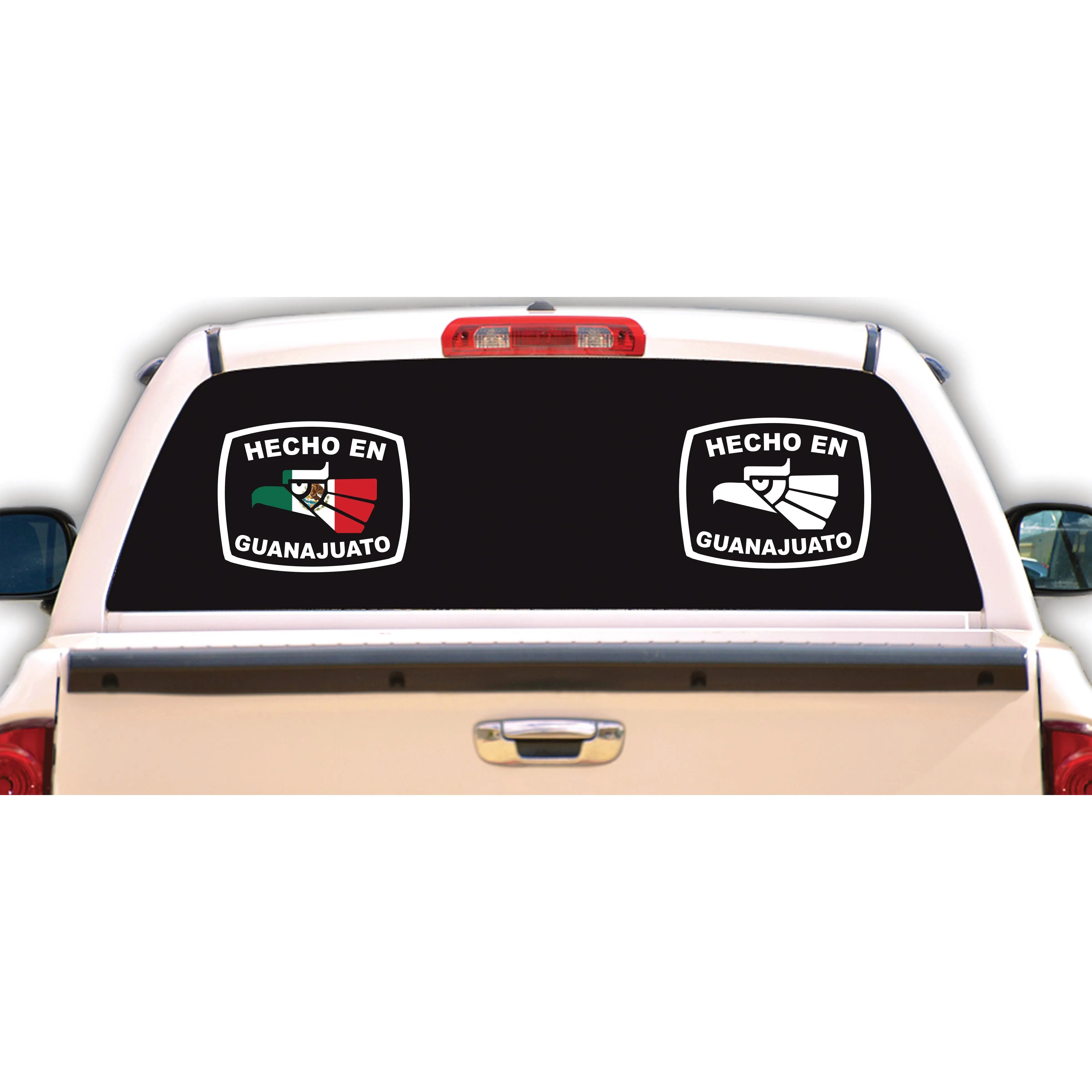 Hecho en Guanajuato letters Decal Car Window Laptop Flag Vinyl Sticker Mexico GTO Mexican Sticker, Trucking, Trokiando Trucks decal MX Mex