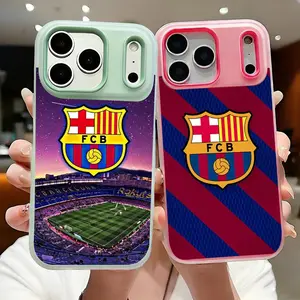 barcelona football club Phone Case Phone Case For iPhone 17 16 15 14Pro Max 13mini 12pro CrystalCrystal clear and lightweight jelly phone case double-layer shockproof liquid skin feel
