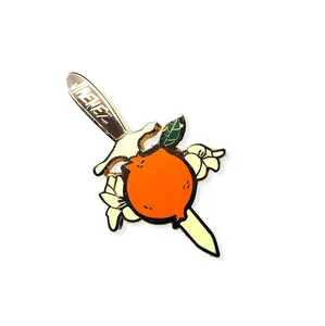 Orange Blossoms - 2" Hard Enamel Fandom Pin - Jim Jimenez - Our Flag Means Death