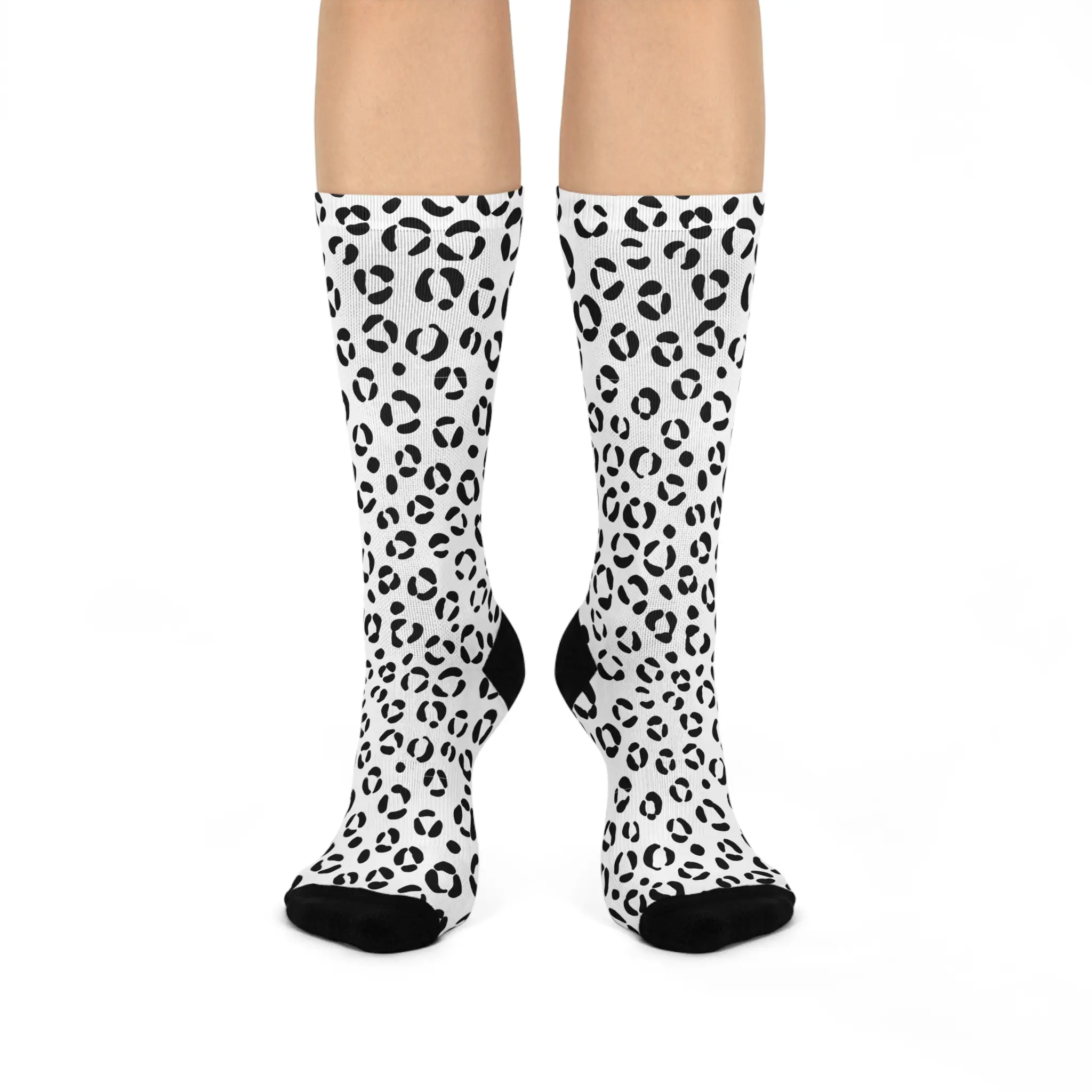 Cheetah Crew Socks