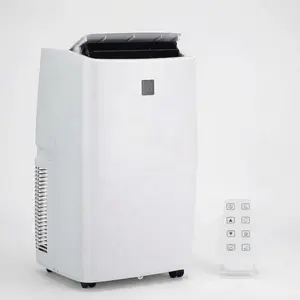 14000 BTU 3-in-1 Portable Air Conditioner with Dehumidifier Function Quiet Standing AC Unit Cools Up to 750 Sq.Ft with Remote Control Ideal for Basement Bedroom Living Room Office White
