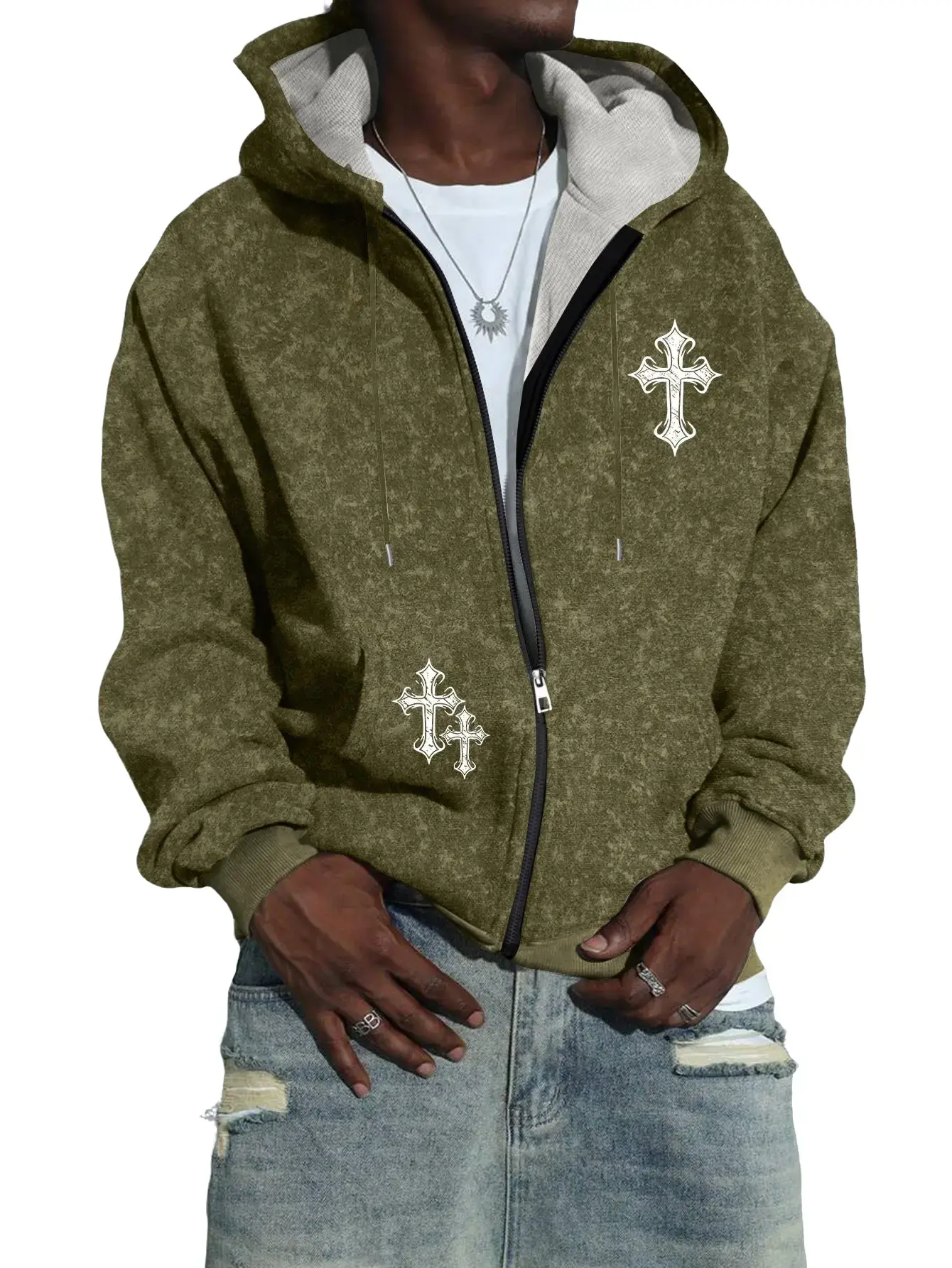 akimbo hoodie forest green - TikTok Shop