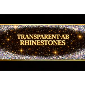 TRANSPARENT AB RHINESTONE SCOOPS (Copy)