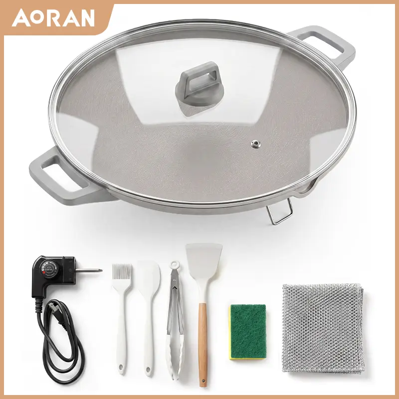 AORAN LIVE LIMITED TIME DEAL! Upgrade Your Kitchen with This XL Smokeless Grill Pan! tiktokshopbacktoschool