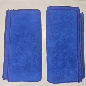 Towels 12x12 in Pack 12 - Soft Absorbent Blue Towels for Everyday Use