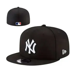 7 1/4 size Black Dodgers New Era 59FIFTY Fitted Baseball Cap – Flat Brim Baseball Hat, White Embroidered LA Logo, Premium MLB Streetwear Style