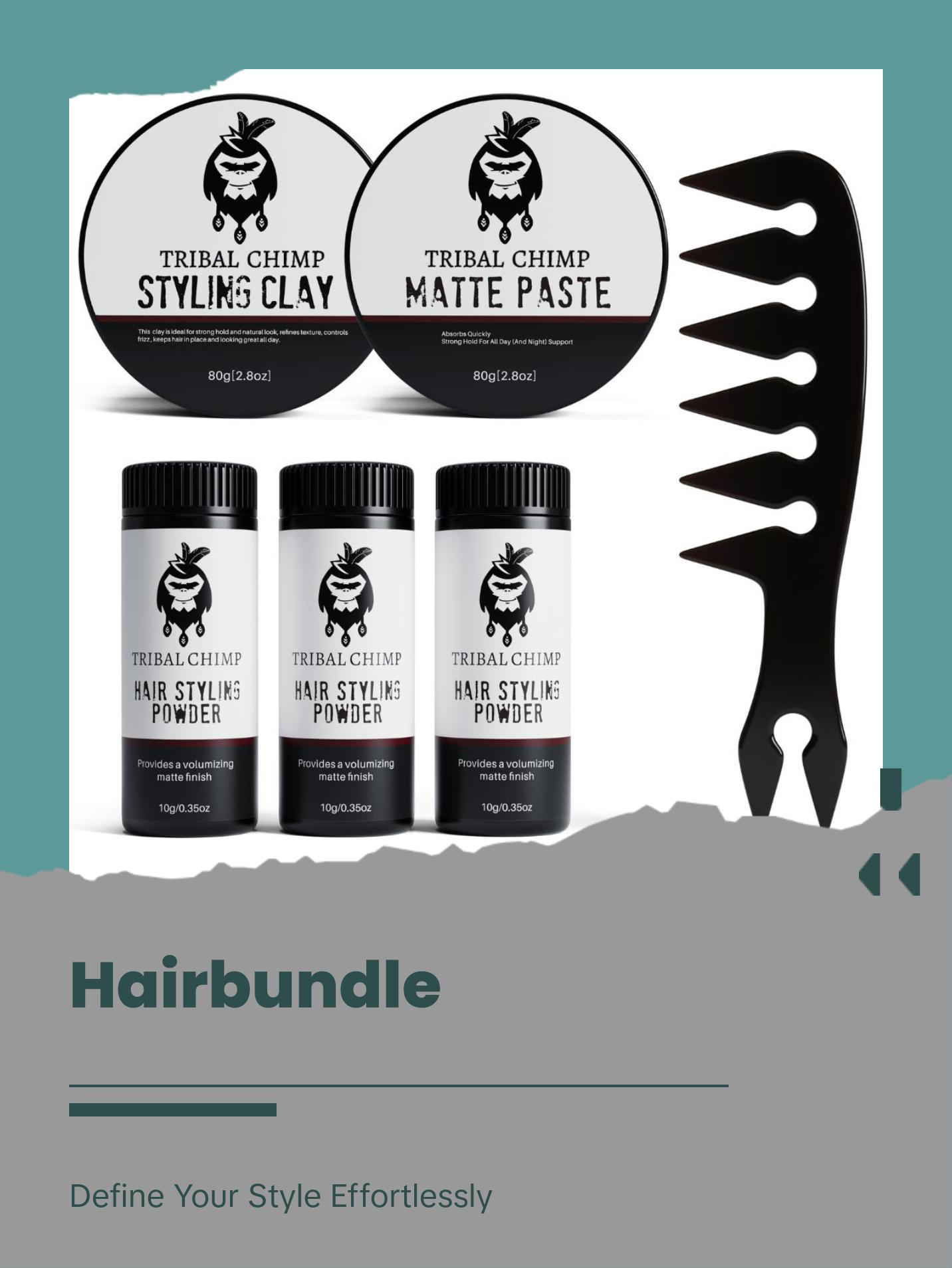 The Tribal Chimp Texture Define Bundle for Hairstyling