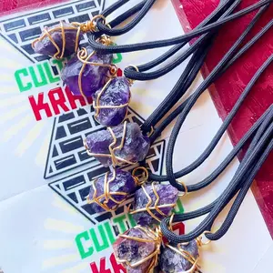 Amethyst Crystal Neck Piece