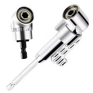 105 Degree Right Angle Drill Bit Adapter Hexagonal Electric Curved Screwdriver Bit Adapter Power Tool Wrench Hardware