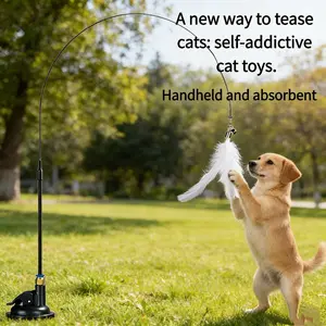 Automatic Cat Teaser Rod, Hands-Free Interactive Toy, Easter Egg Treasure Hunt Design, Perfect Gift for Cats, Model Xinghao StandardEaster Egg Treasure Hunt Cat Toy