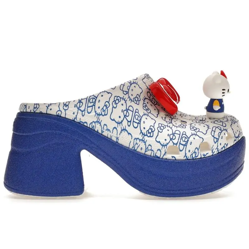 Crocs Men's Siren Clog Hello Kitty 50th Anniversary Blue Glitter, from StockX