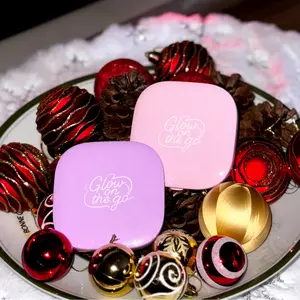 Compact Makeup Mirror Double-sided 1x/3x Magnification Dimmable Brightness Girl's Must-Haves with LED Light Portable Mini Mirror Makeup Accessories Christmas&Thanksgiving Day Gift for the Girl On-The-Go