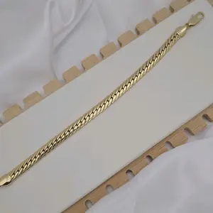 614 brazalete unisex gold plated