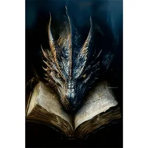 1PCS Mythical Dragon Diamond Painting Kit DIY Full Drill Embroidery Art Craft for Home Wall Decor Fantas