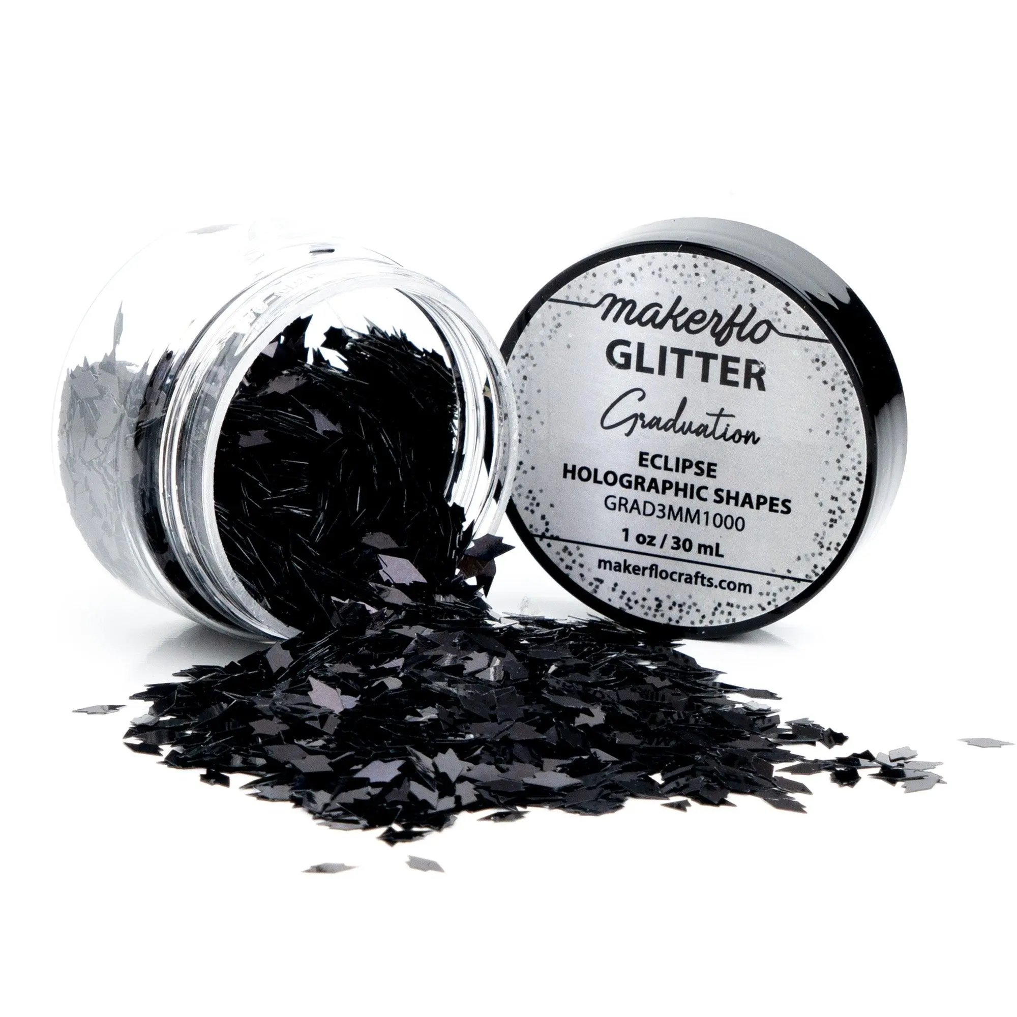Makerflo Holographic Glitter Shape - Graduation Art Supplies Diy Painting Supplies