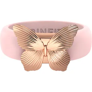 Butterfly Collection - Women's Silicone Rings with with Stainless Steel Butterfly - Patent Pending