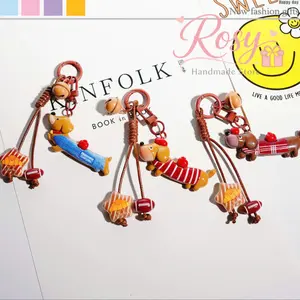 [NEW] Handmade Dachshund Dog Charm, Cute Sausage Dog Bag Charm
