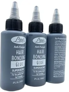 2 Oz 60 ml Black Hair Weft Bonding Glue Hair Weave bond