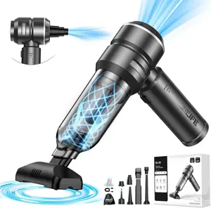 Handheld  Vacuum Cleaner Cordless,18000PA High Power Portable Vacuum Cleaner&Air Duster,3 Gear,7 in 1 Small Vacuum Cleaner Rechargeable,Mini Hand Held Vacuum for   Office Keyboard