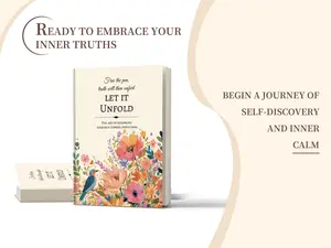 Let It Unfold: Guided Emotional Healing Journal, 15-Week Mental Health Workbook for Gentle Inner Growth, Build Inner Resilience & Relieve Anxiety, Therapy Support Self-Care Notebook, Ideal  Gift For Women