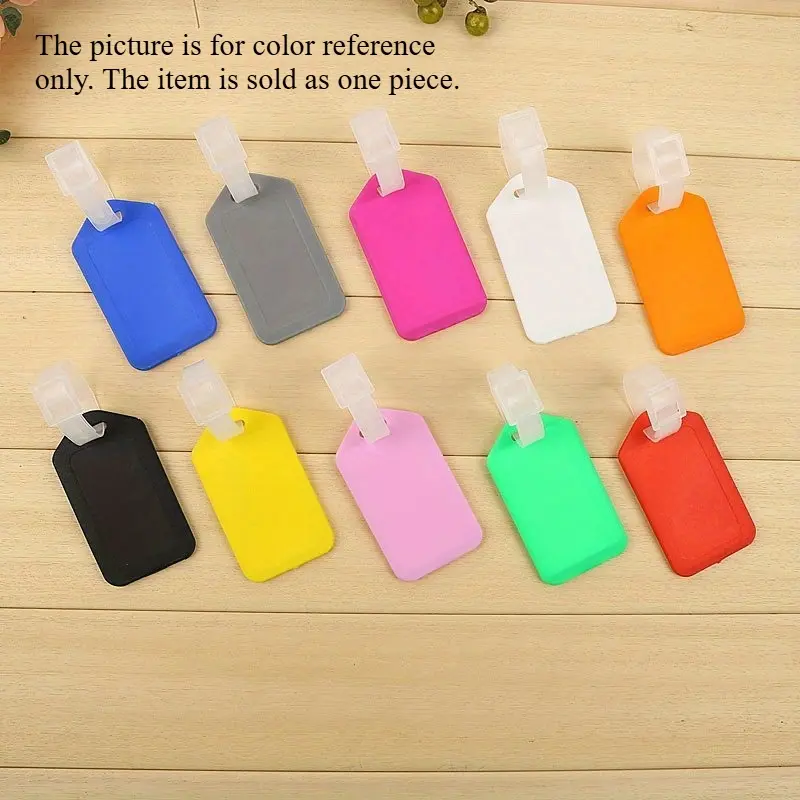 10pcs Luggage Tags Identification Tags Travel Identification Tags Multicolor Suitcase ID Labels Bag Name Tag Travel Accessories Traveling Essentials