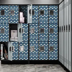 Heart Pattern Magnetic Wallpaper, 1 Count Removable Waterproof Magnetic Wall Sticker, Home Decor for School Office Wall, Room Decor