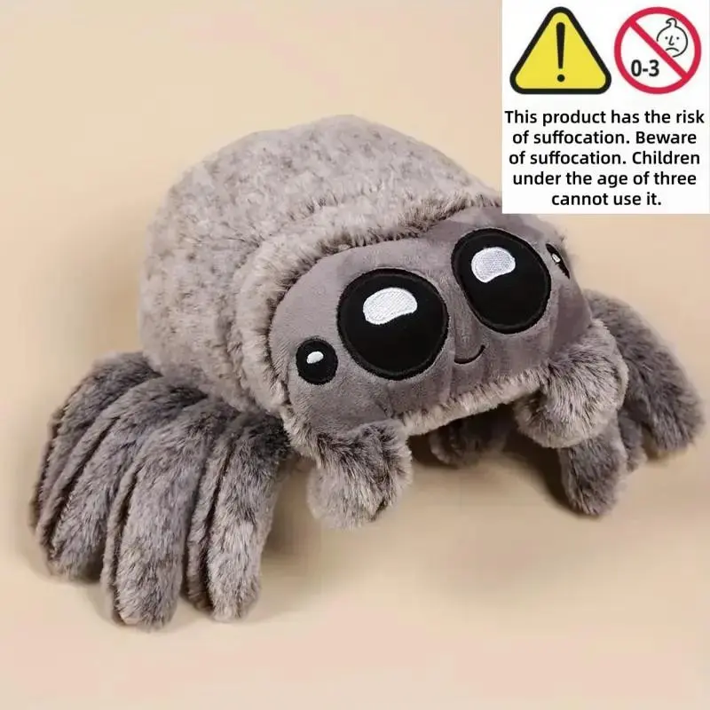 Plush Spider Doll Party Decoration, Home Decor Stuffed Animal Soft Huggable Soft Cuddly Gift for Girls and Boys, Festive Holiday Present, Perfect for Parties and Events, Cute Stuffies