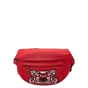 Pre-owned KENZO Others Tote Bags Tiger Logo Embroidery Nylon Body Bag